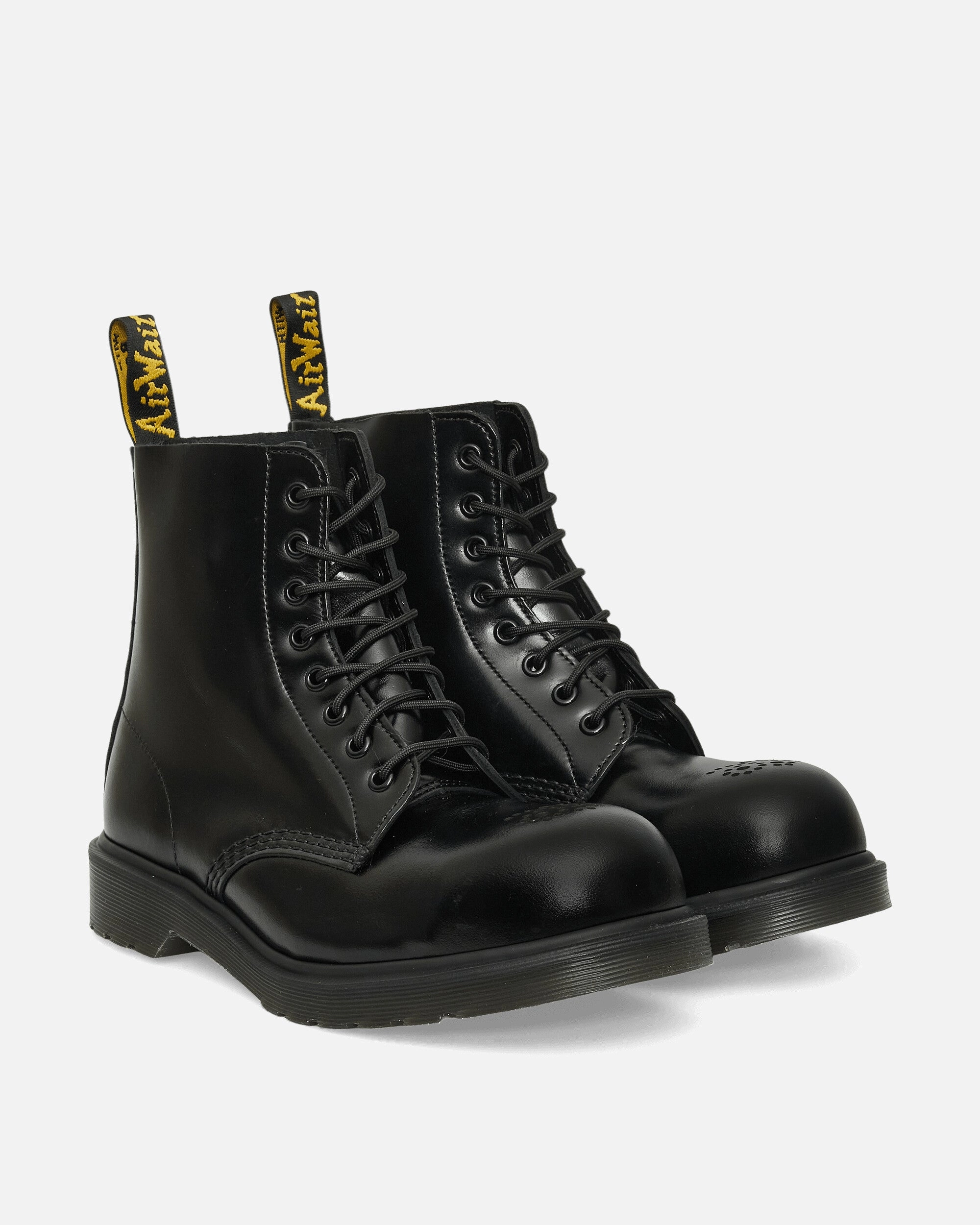 1460 Analine Leather Steel Toe Boots Black