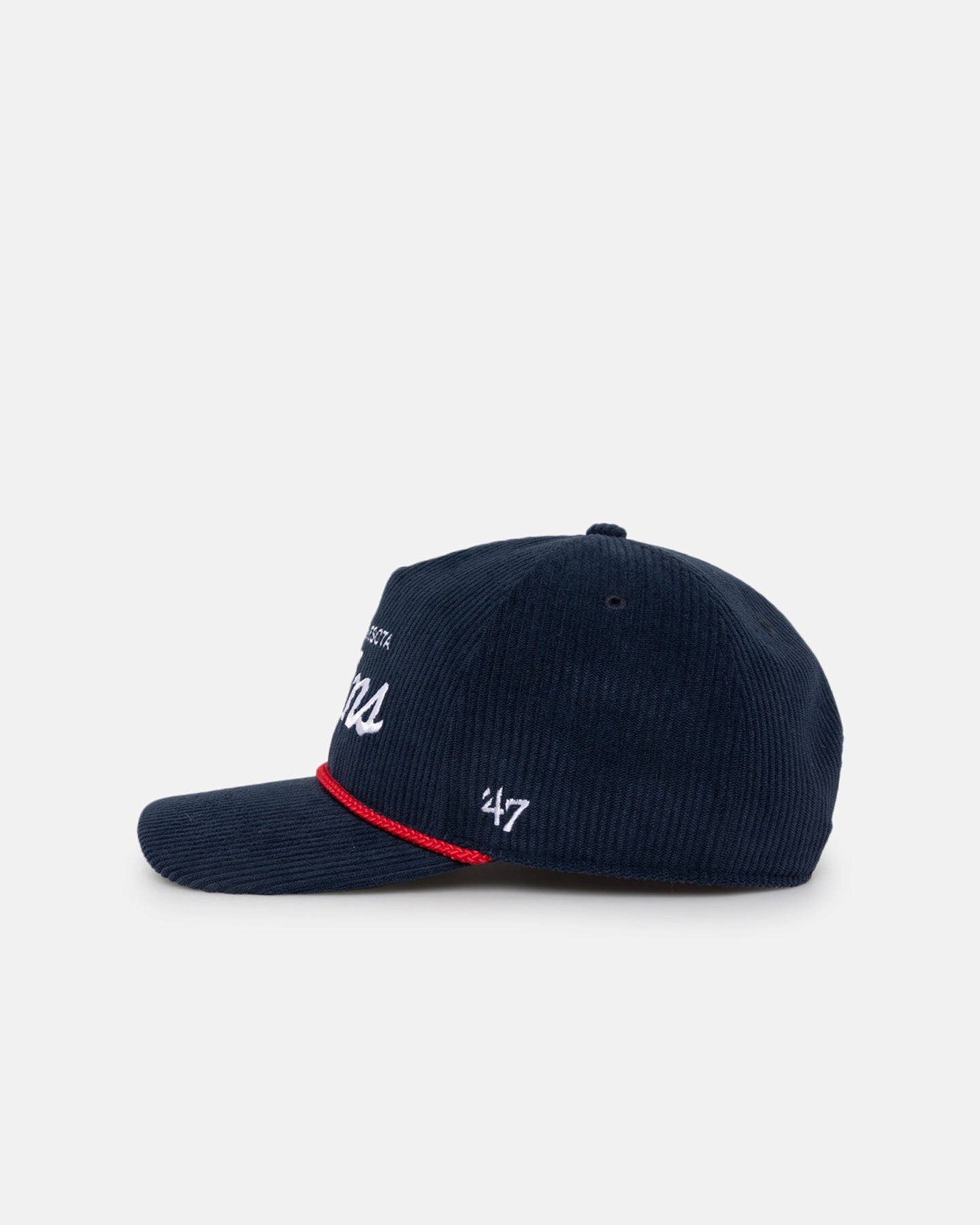 47 Brand Minnesota Twins 'MLB Opening Day' Corduroy Crossrope Hitch Snapback Navy