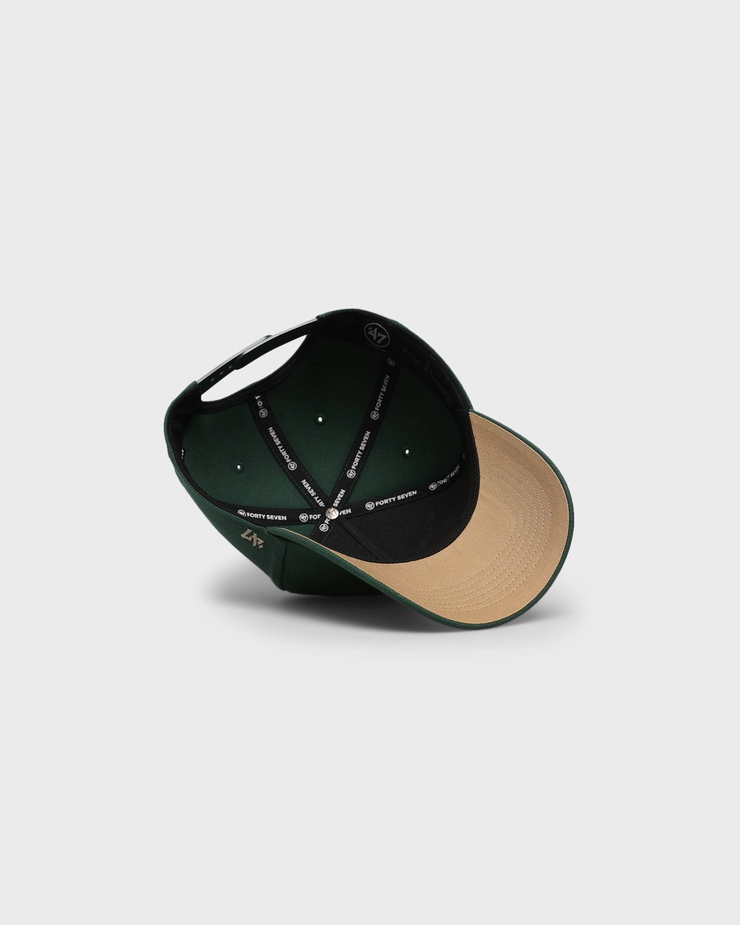 47 Brand New York Yankees 'Dark Seaweed' MVP DT Snapback Dark Green/Khaki