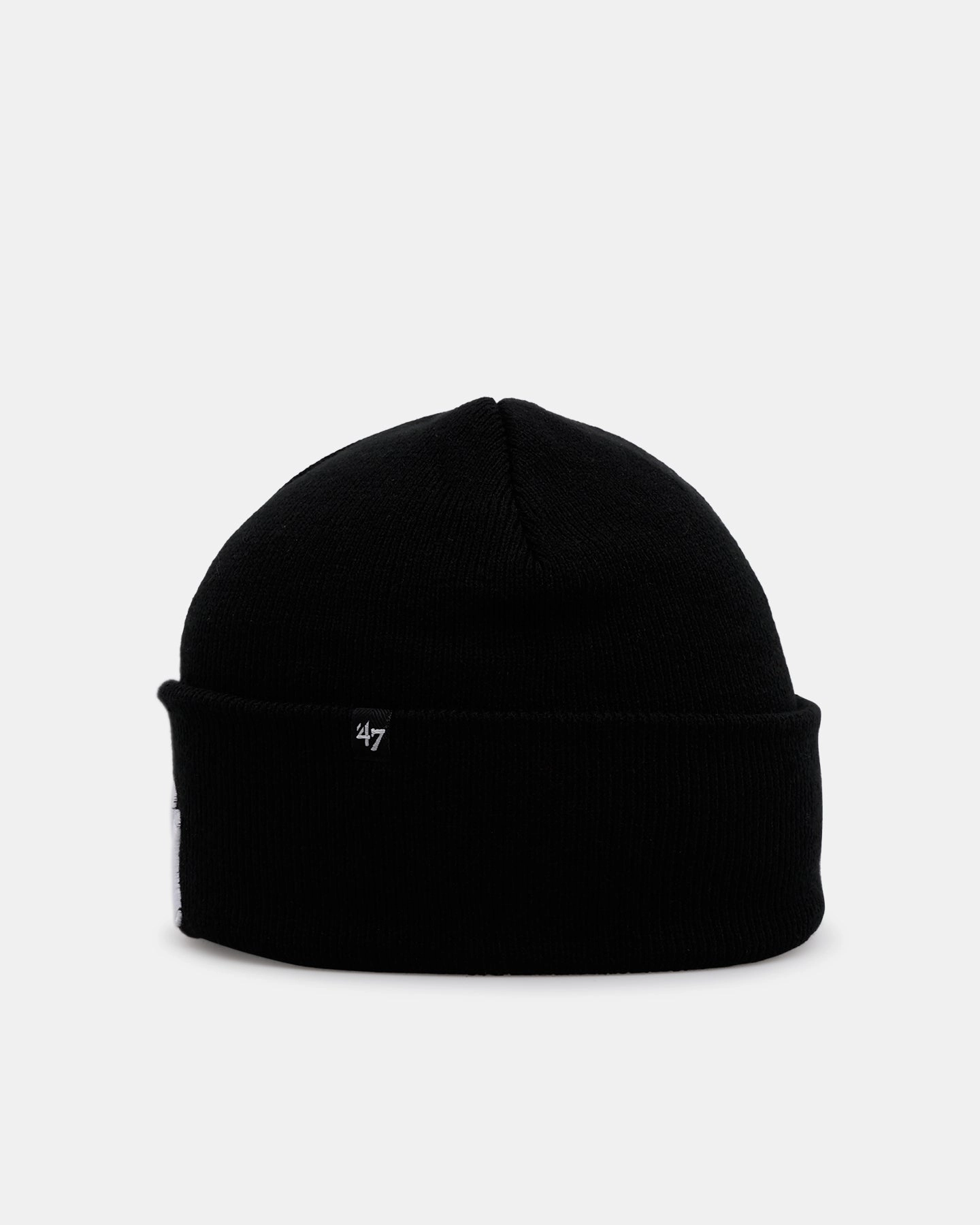 47 Brand New York Yankees Haymaker Cuff Knit Beanie Black/White