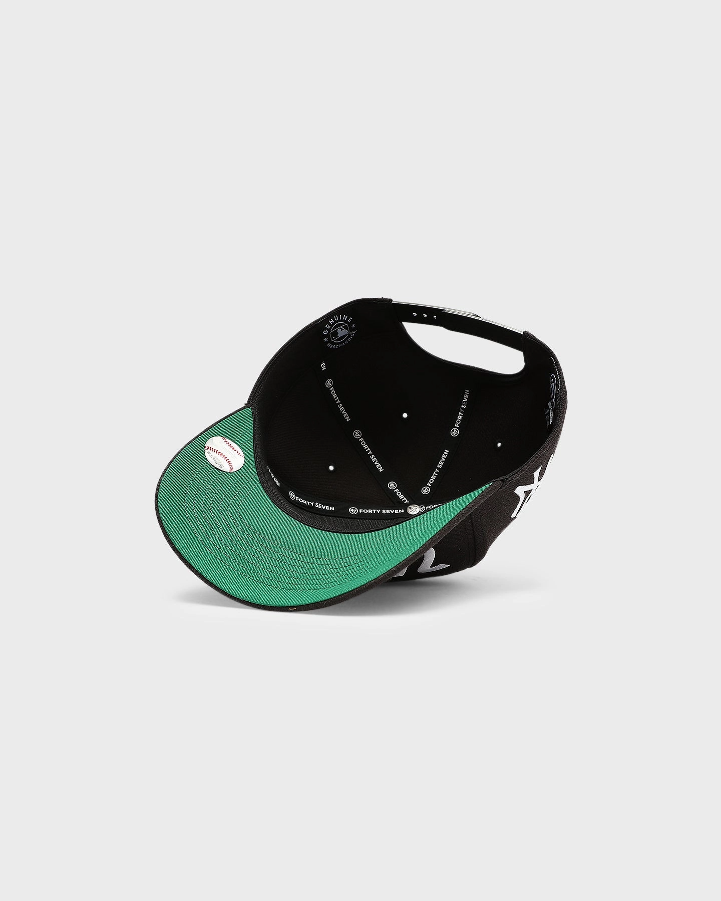 47 Brand New York Yankees Script MVP DP Snapback Black