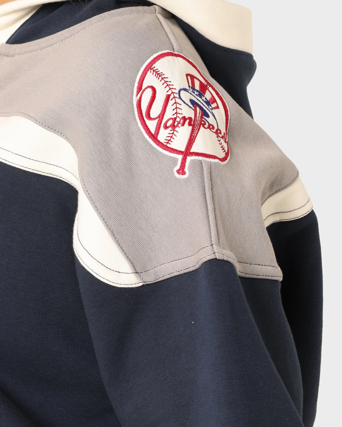 47 Brand New York Yankees Superior Lacer Hoodie Full Navy