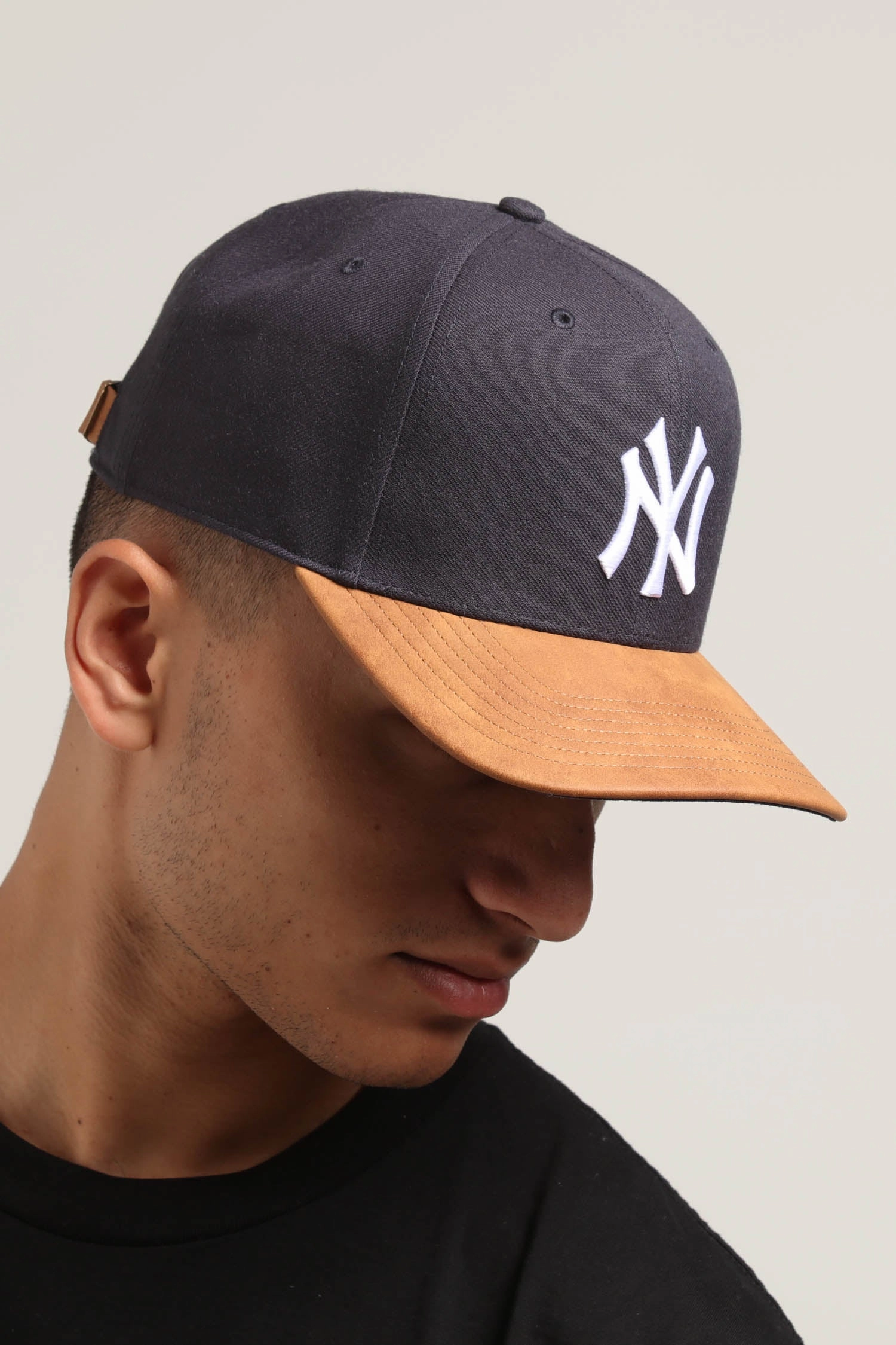 47 Brand New York Yankees Tannery 2 Tone MVP DP Strapback Navy/Tan
