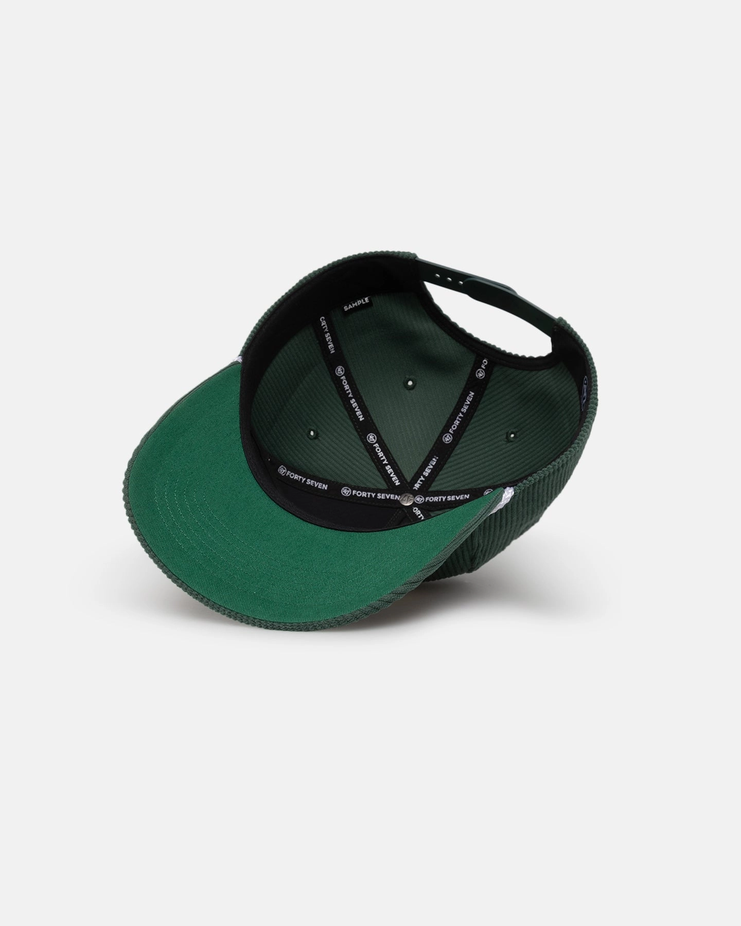 47 Brand Oakland Athletics 'MLB Opening Day' Corduroy Crossrope Hitch Snapback Dark Green
