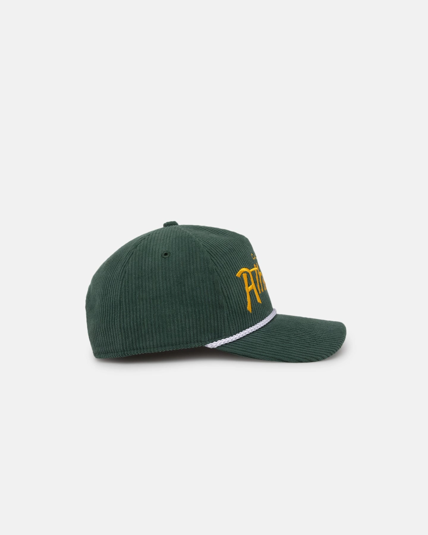 47 Brand Oakland Athletics 'MLB Opening Day' Corduroy Crossrope Hitch Snapback Dark Green