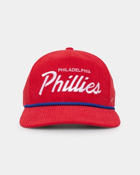 47 Brand Philadelphia Phillies 'MLB Opening Day' Corduroy Crossrope Hitch Snapback Red