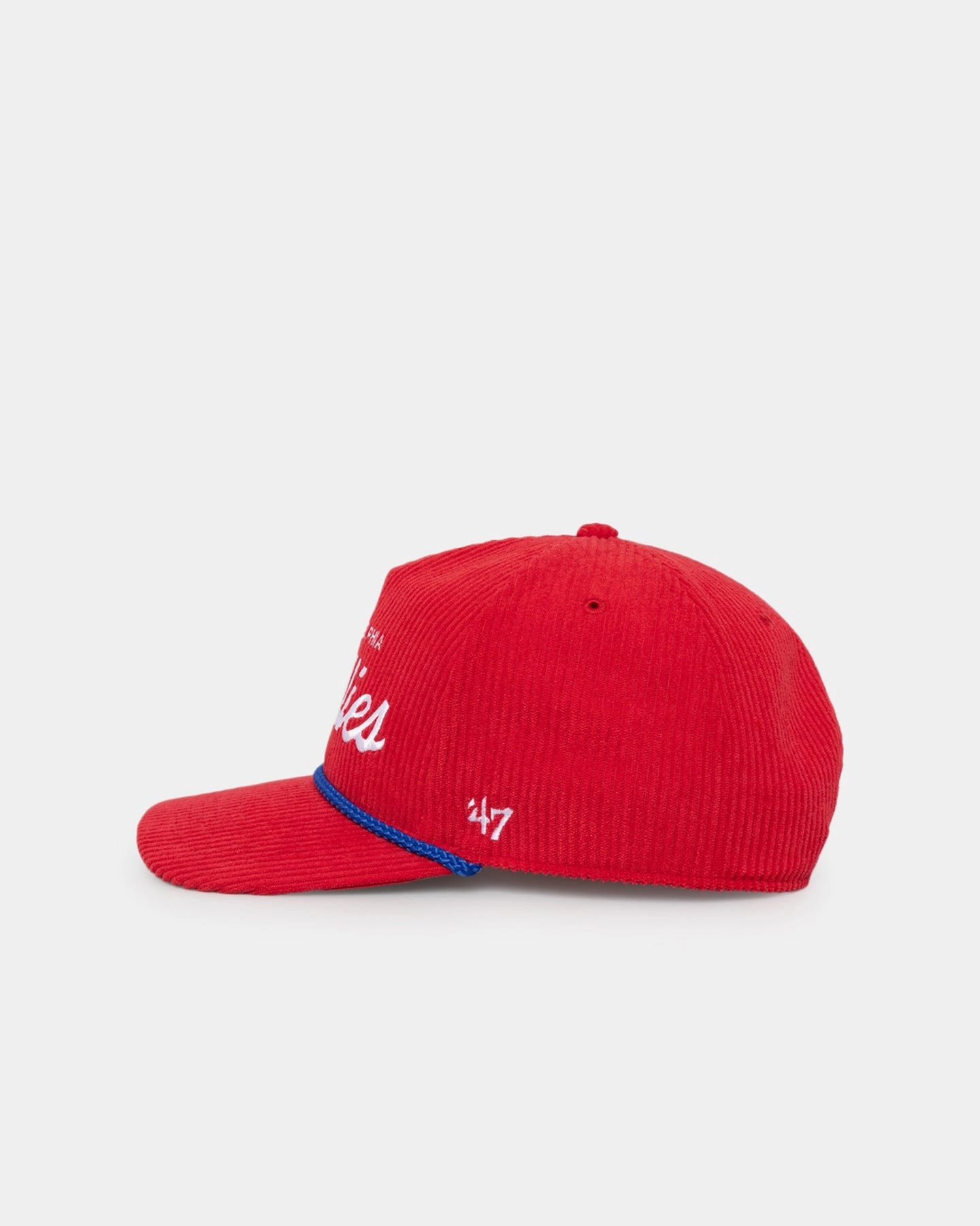 47 Brand Philadelphia Phillies 'MLB Opening Day' Corduroy Crossrope Hitch Snapback Red