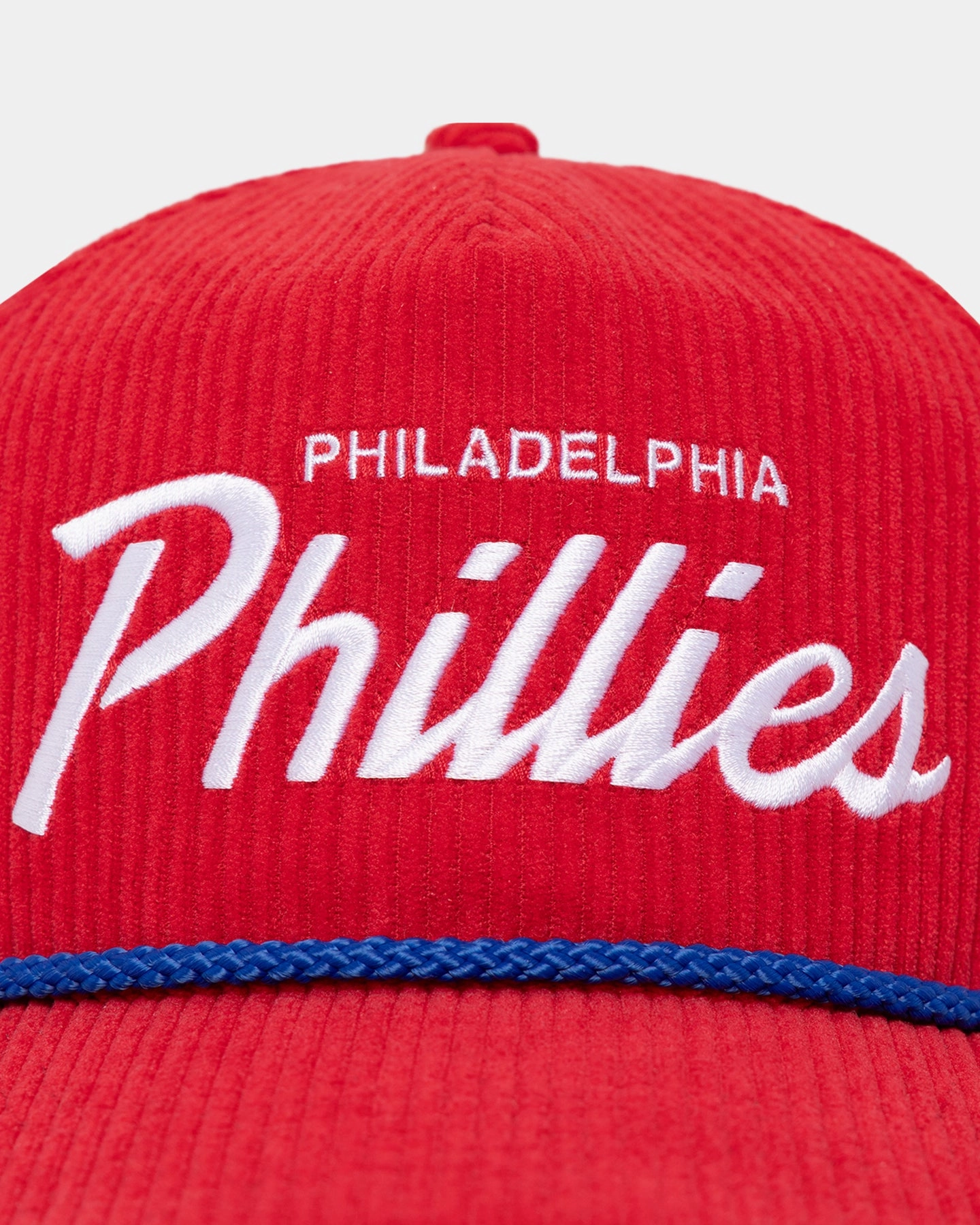 47 Brand Philadelphia Phillies 'MLB Opening Day' Corduroy Crossrope Hitch Snapback Red