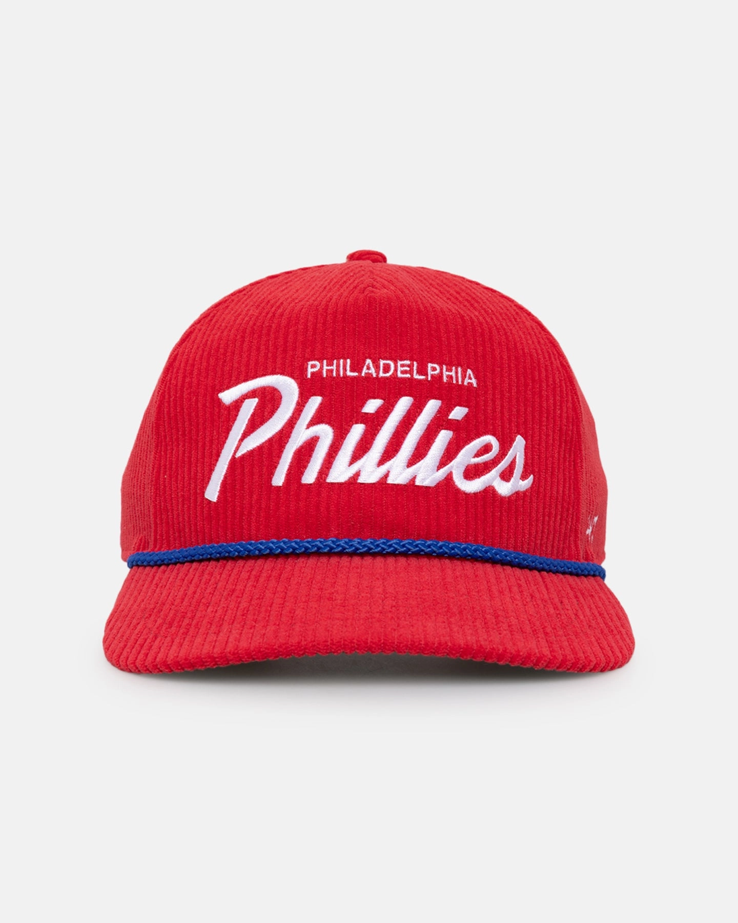 47 Brand Philadelphia Phillies 'MLB Opening Day' Corduroy Crossrope Hitch Snapback Red