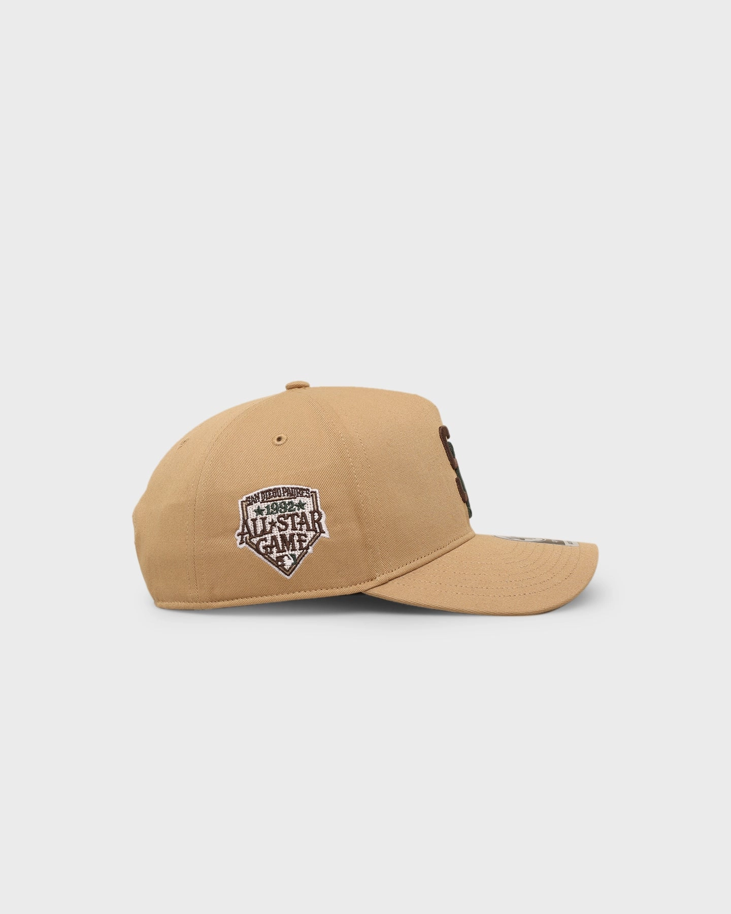 47 Brand San Diego Padres 47 MVP DT Snapback Khaki/Dark Green