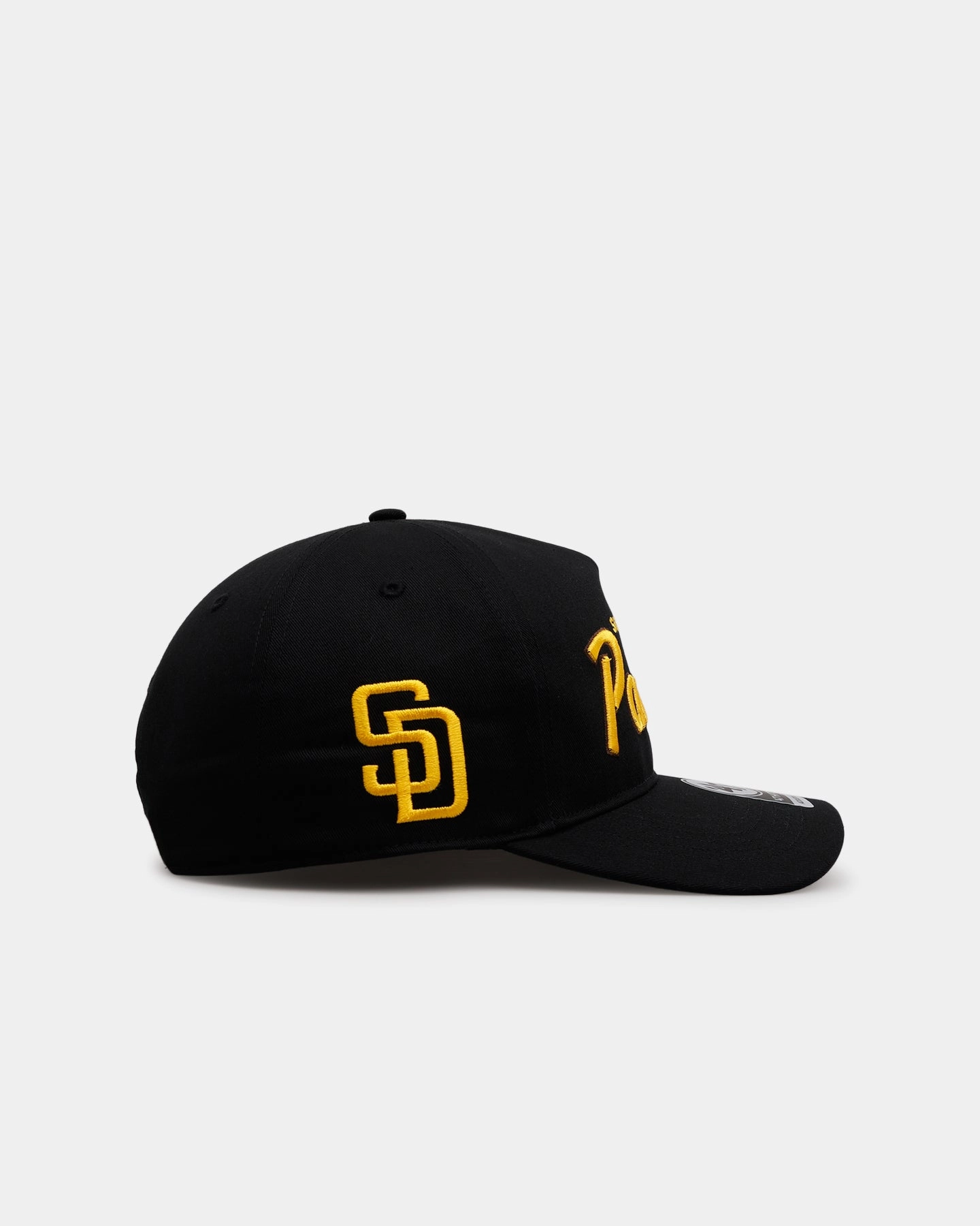 47 Brand San Diego Padres 'Black Dome Script' 47 Hitch Snapback Black