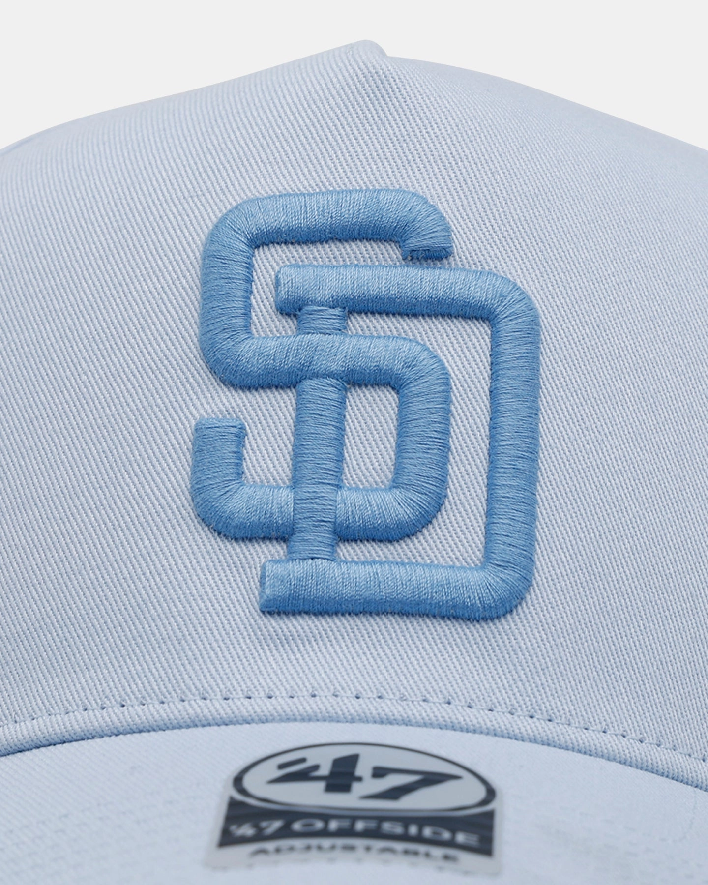 47 Brand San Diego Padres 'Contemporary Basics' Offside DT Snapback Light Blue