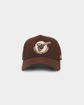 47 Brand San Diego Padres Cooperstown Retro Logo 47 MVP DT Snapback Brown