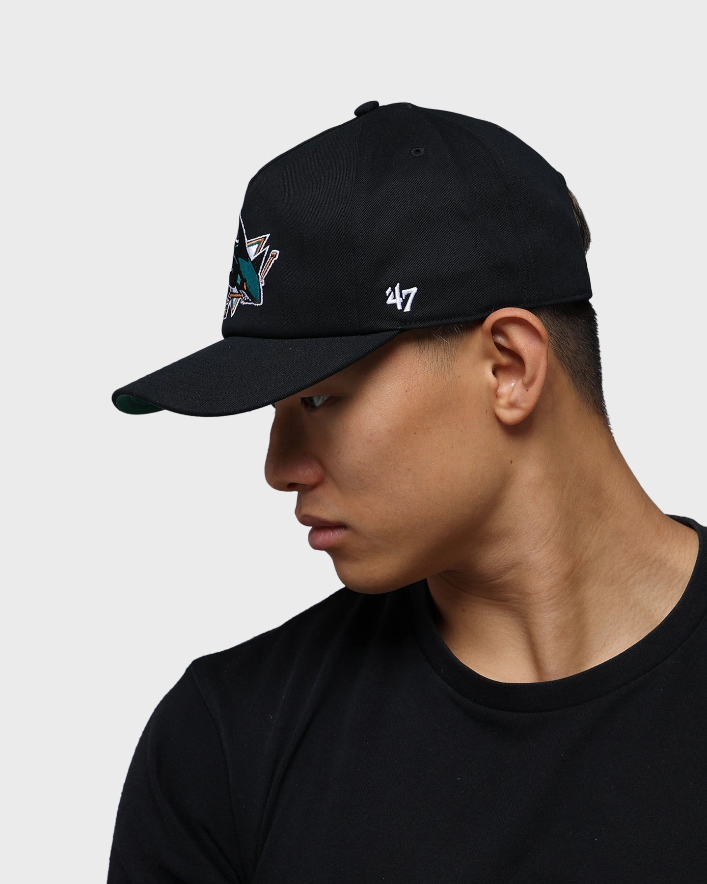 47 Brand San Jose Sharks Nantasket Snapback Black