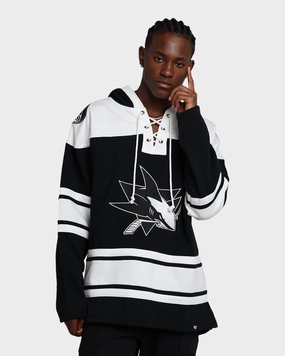 47 Brand San Jose Sharks Superior Lacer Hoodie Jet Black