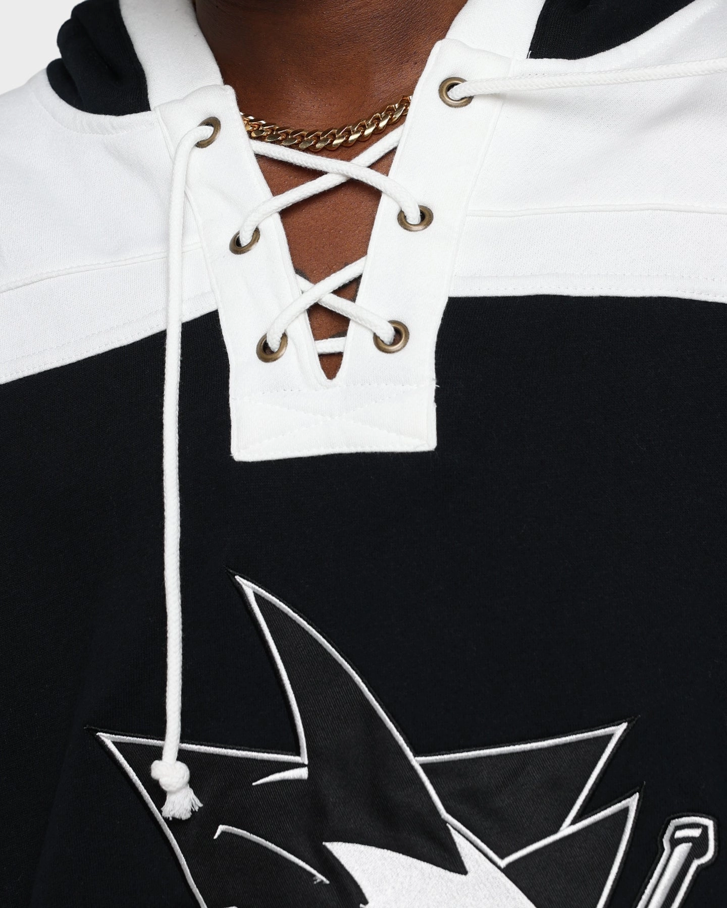 47 Brand San Jose Sharks Superior Lacer Hoodie Jet Black