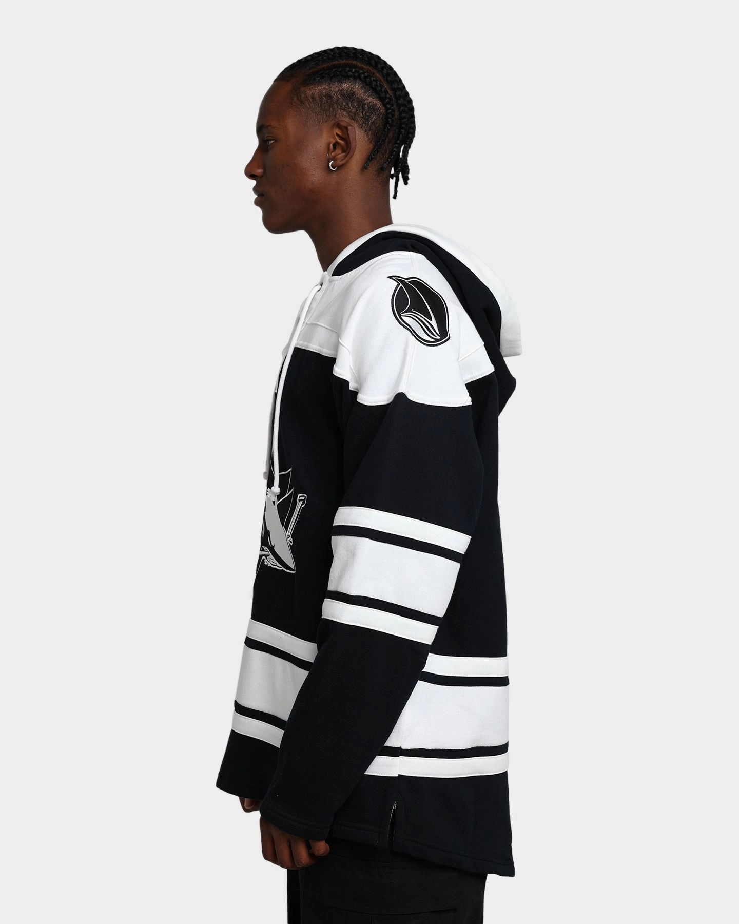 47 Brand San Jose Sharks Superior Lacer Hoodie Jet Black