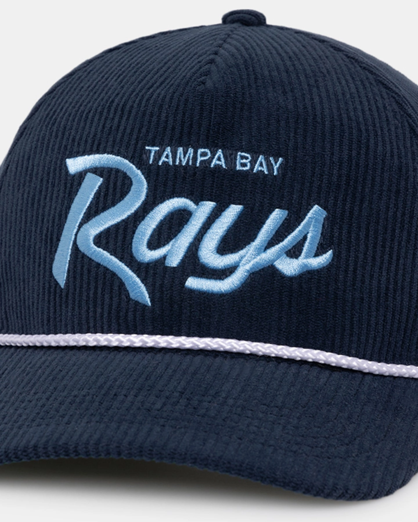 47 Brand Tampa Bay Rays 'MLB Opening Day' Corduroy Crossrope Hitch Snapback Navy