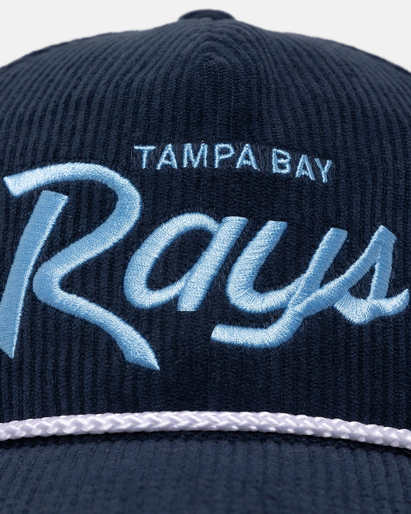 47 Brand Tampa Bay Rays 'MLB Opening Day' Corduroy Crossrope Hitch Snapback Navy