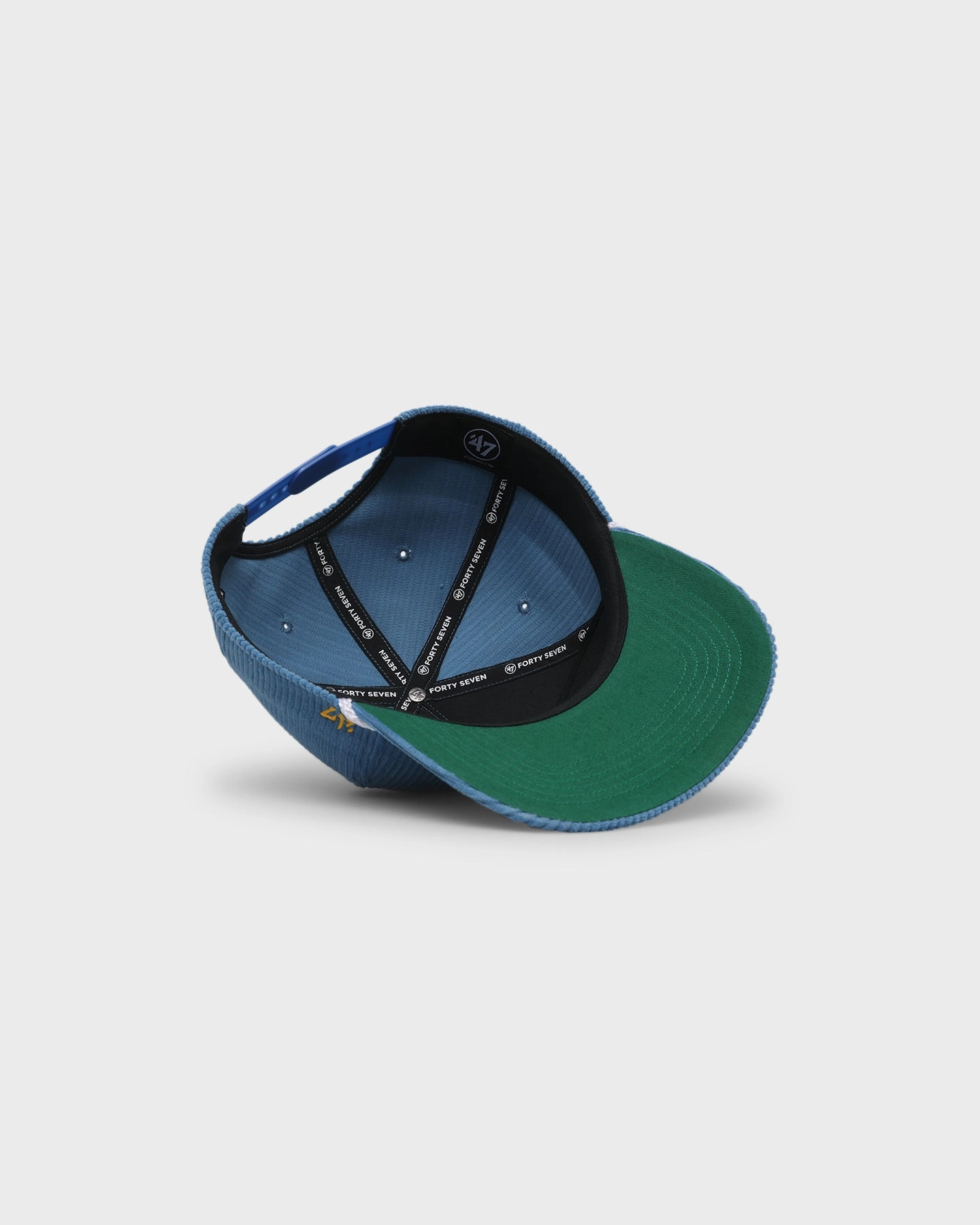 47 Brand UCLA Bruins 'NCAA Corduroy Team Script' Corduroy Crossrope 47 Hitch Snapback Montego