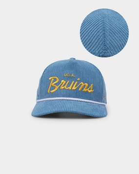 47 Brand UCLA Bruins 'NCAA Corduroy Team Script' Corduroy Crossrope 47 Hitch Snapback Montego