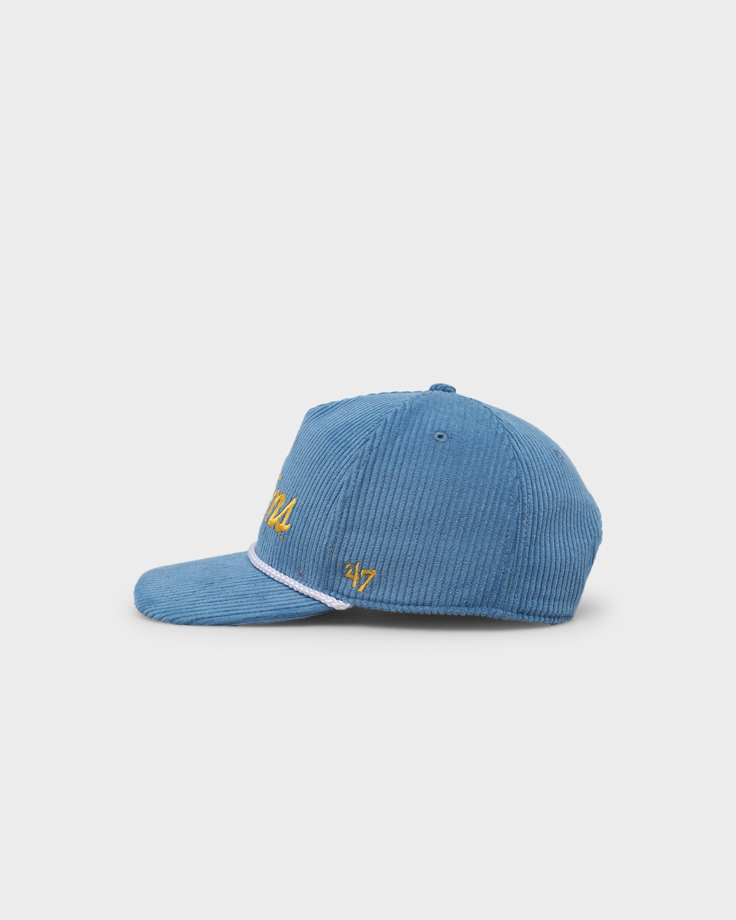 47 Brand UCLA Bruins 'NCAA Corduroy Team Script' Corduroy Crossrope 47 Hitch Snapback Montego