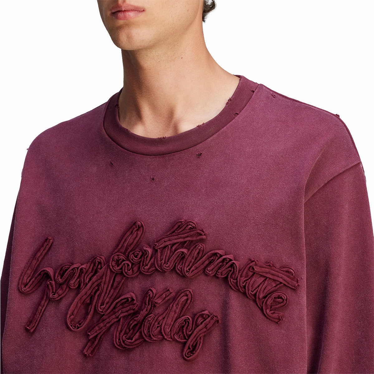   Song For The Mute SFTM-004 L/S Tee 'Maroon'