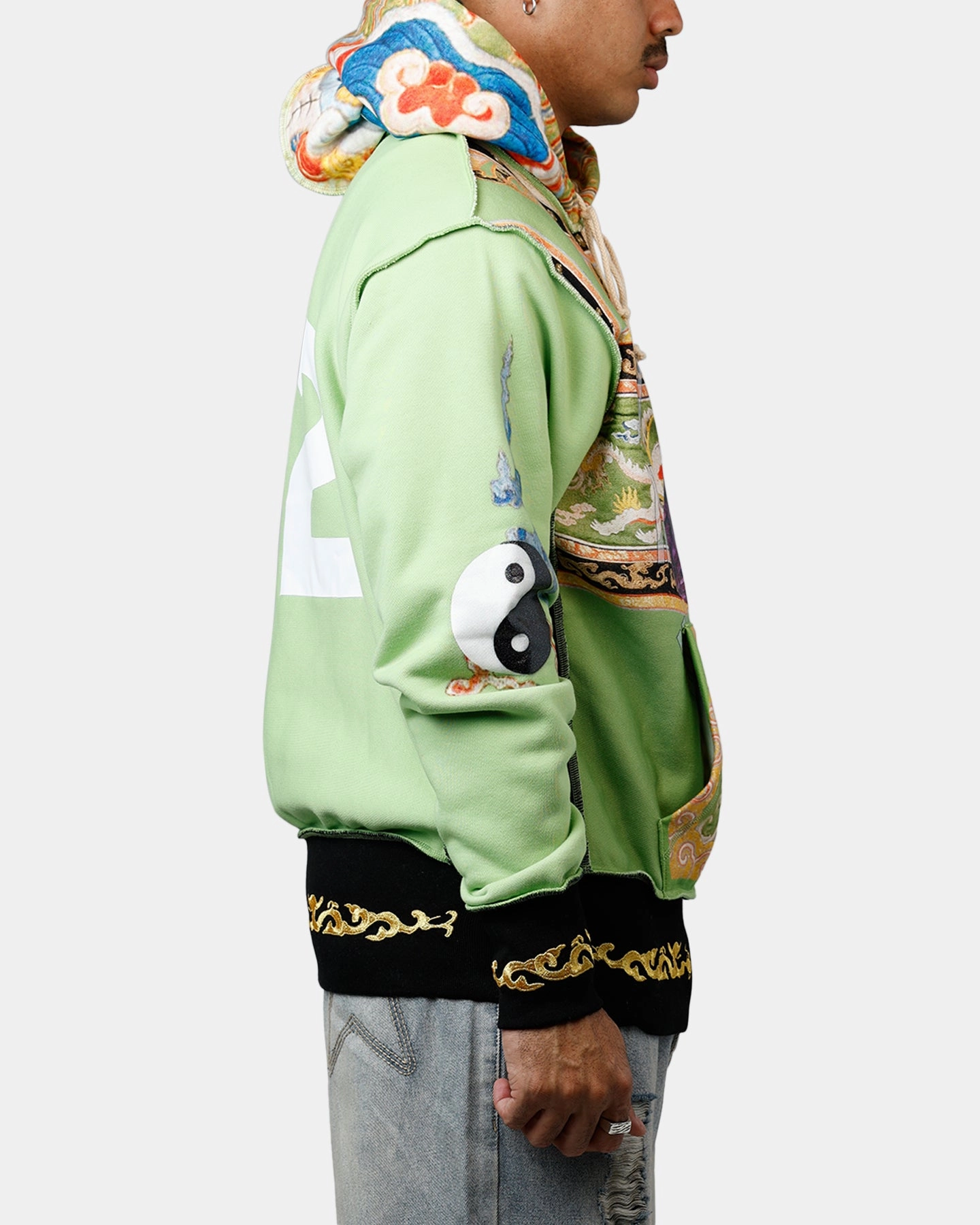 ABC Birthstone Hoodie Light Green