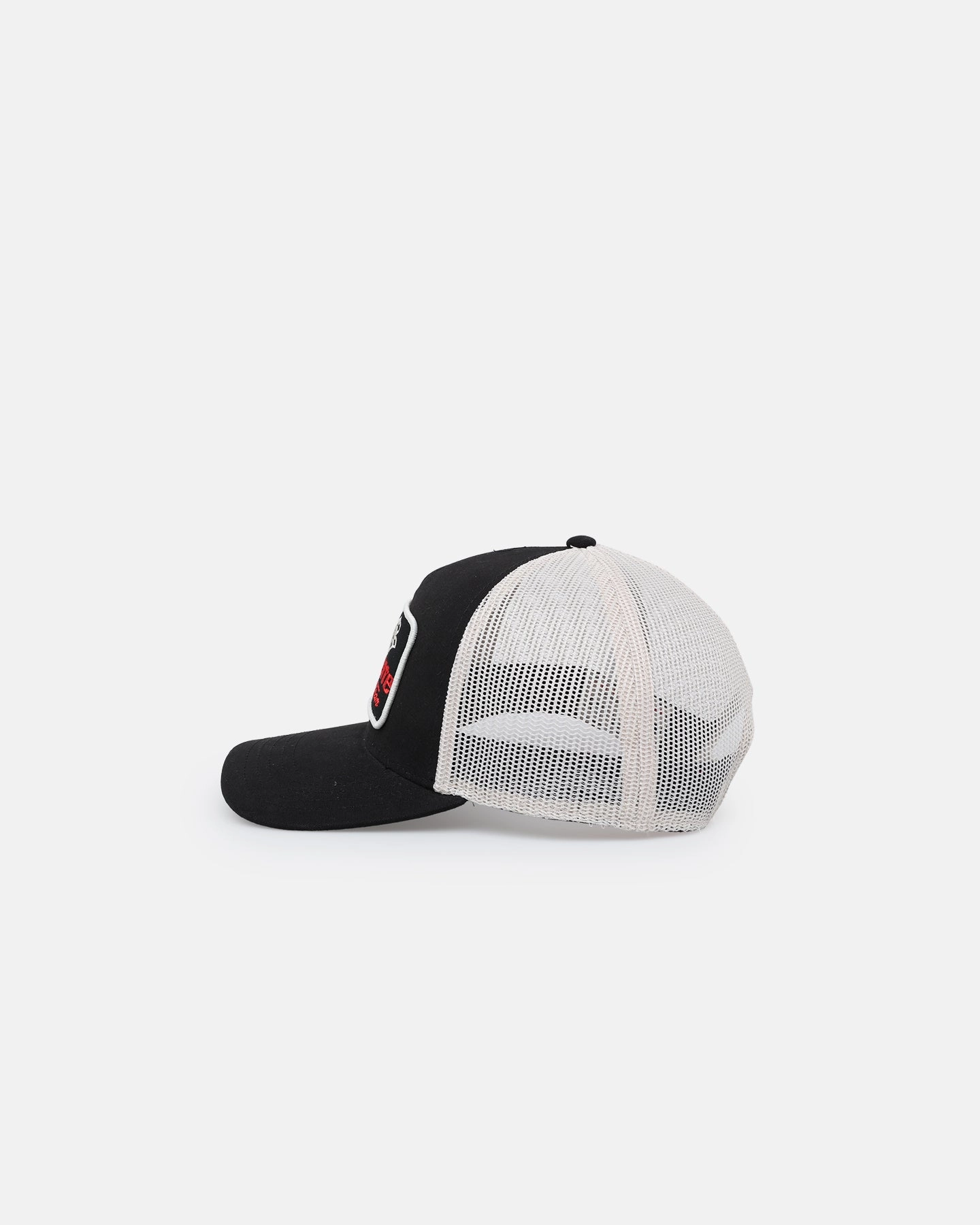 American Needle Twill Valin Patch Trucker Snapback Ivory/Black