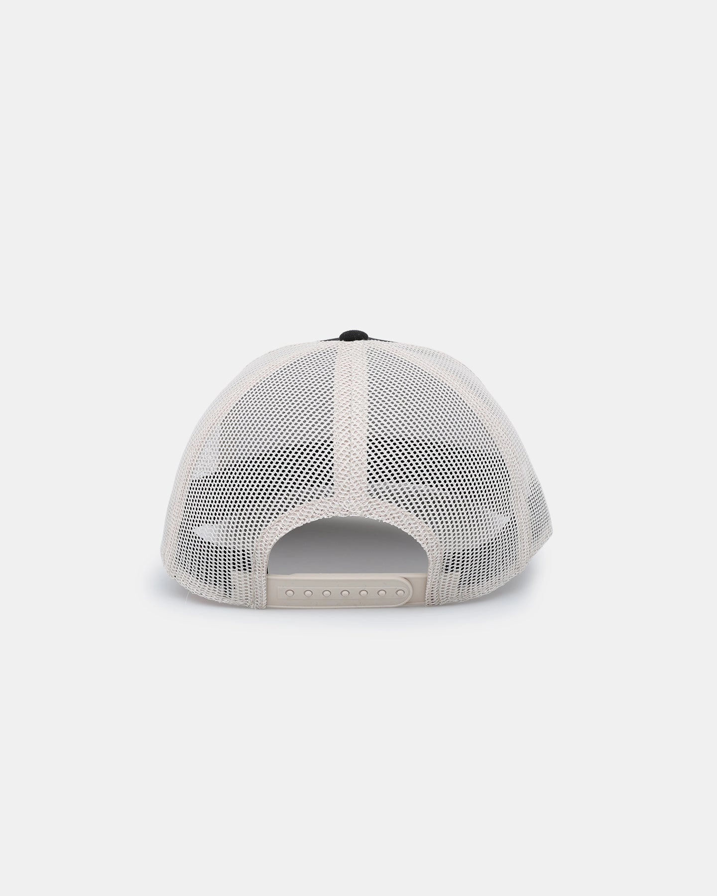 American Needle Twill Valin Patch Trucker Snapback Ivory/Black
