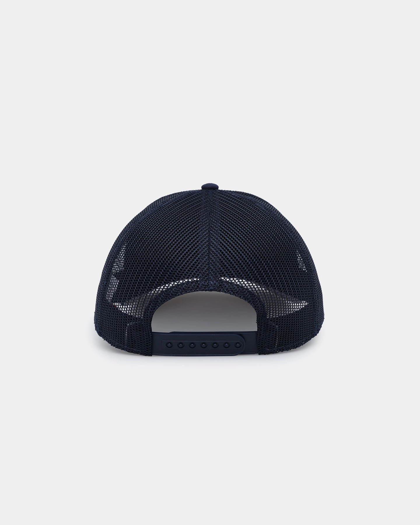 American Needle Twill Valin Patch Trucker Snapback Ivory/Navy