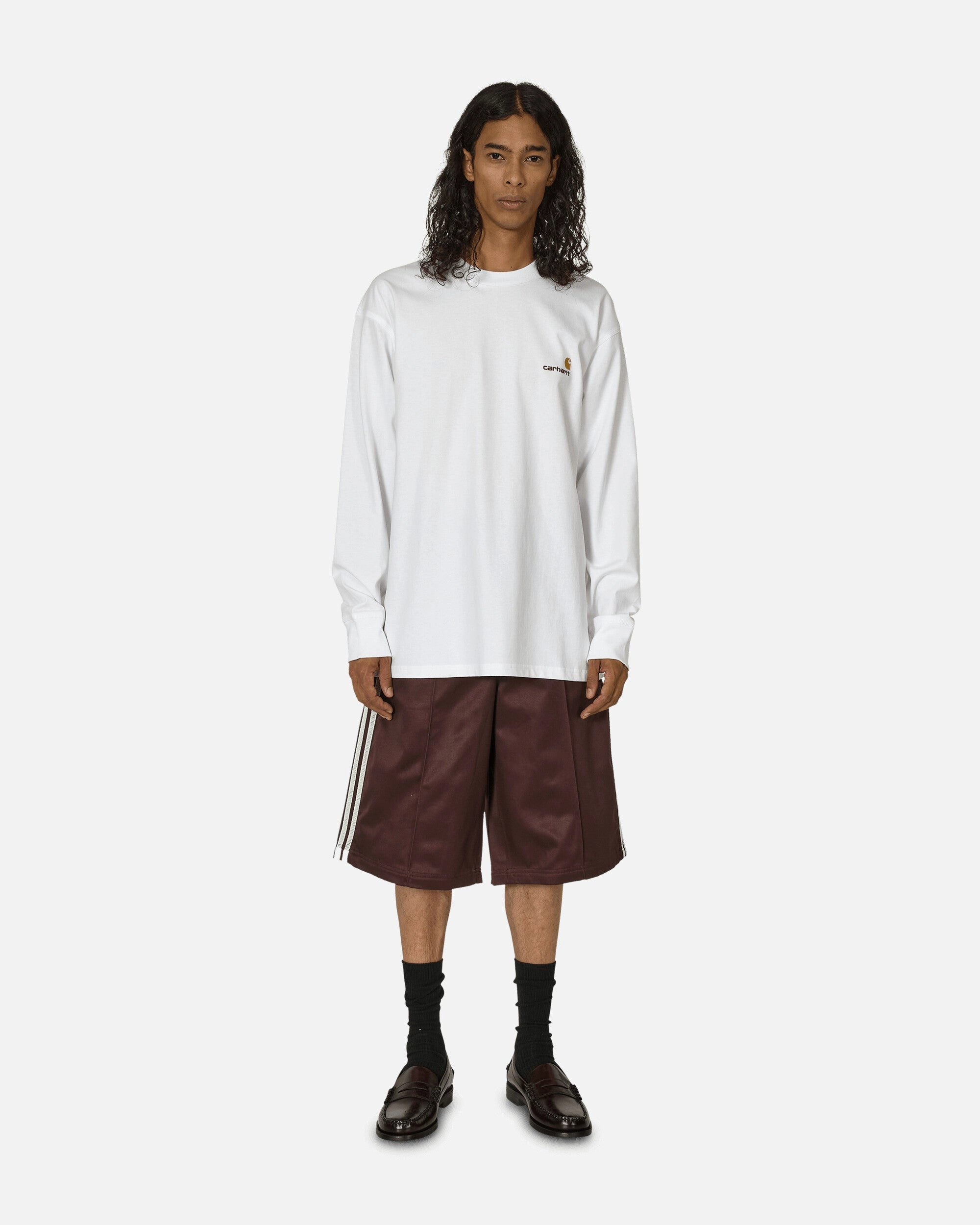 American Script Longsleeve T-Shirt White