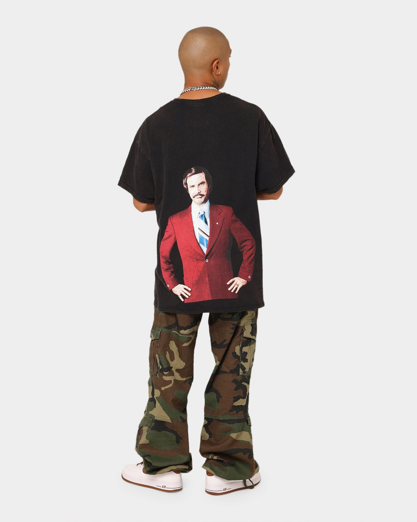 American Thrift American Thrift X Anchorman Anchorman T-Shirt Black Wash