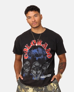 American Thrift Colorado Wolf Vintage T-Shirt Black Wash