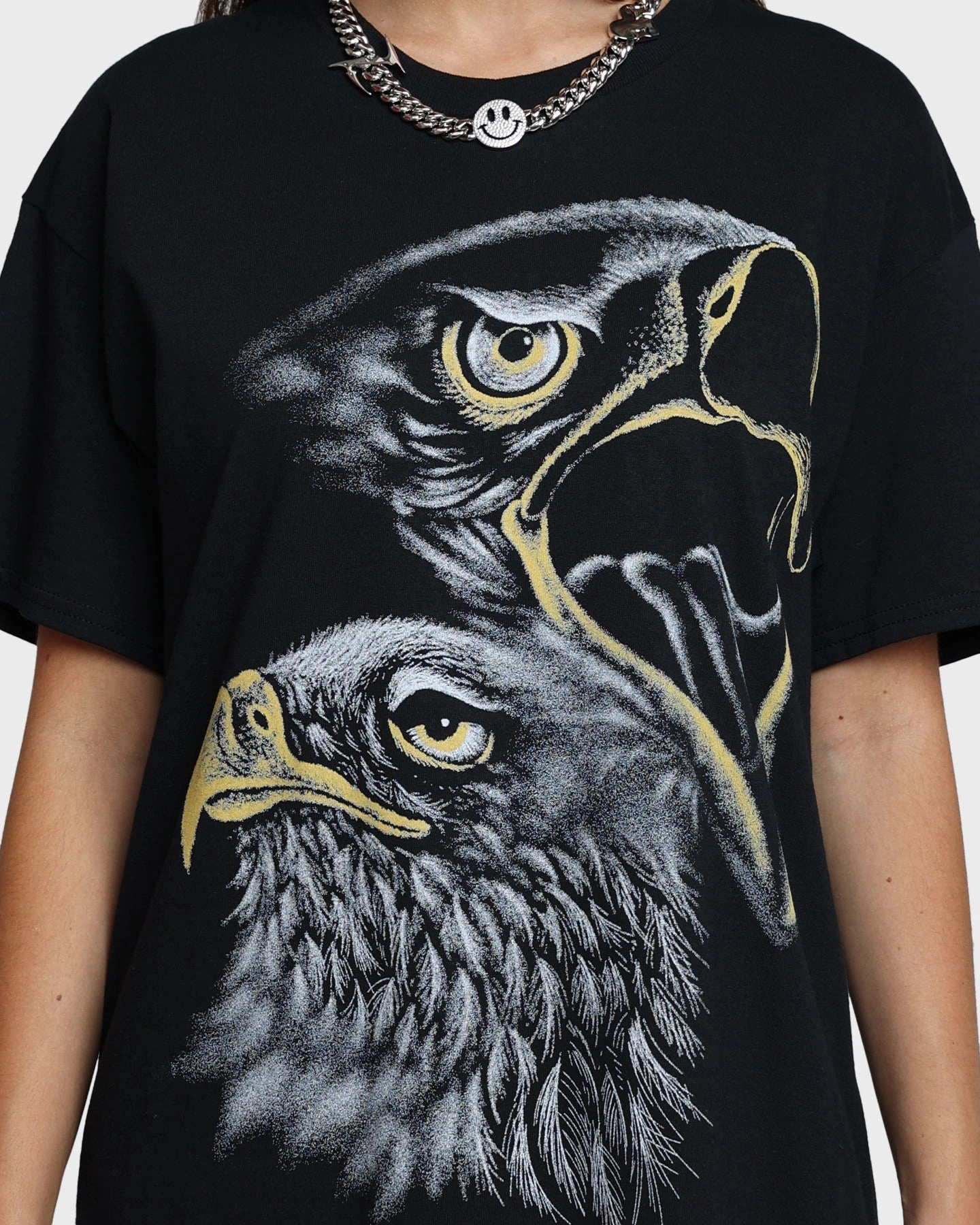 American Thrift Sky Belongs to the Eagle T-Shirt Black