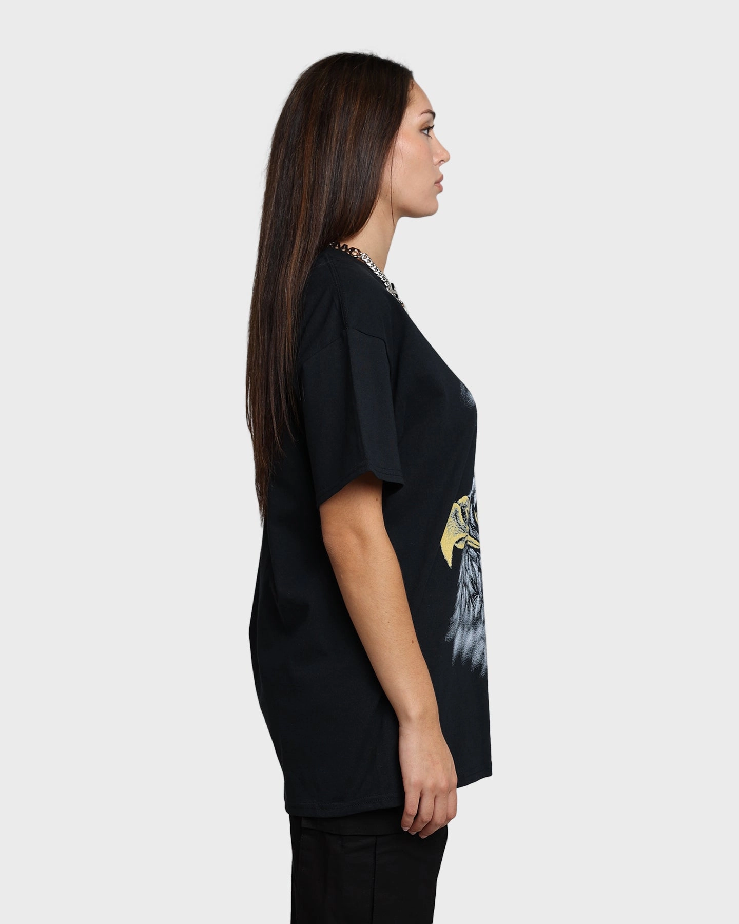 American Thrift Sky Belongs to the Eagle T-Shirt Black