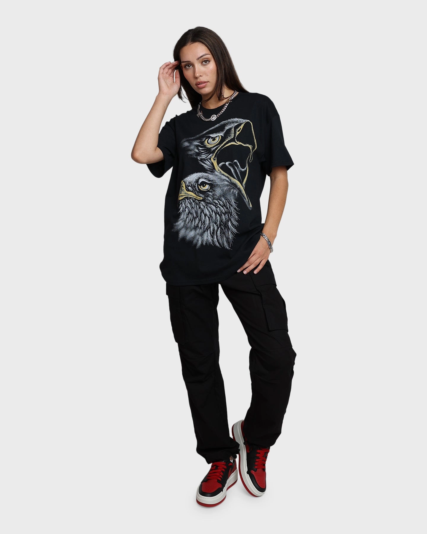 American Thrift Sky Belongs to the Eagle T-Shirt Black