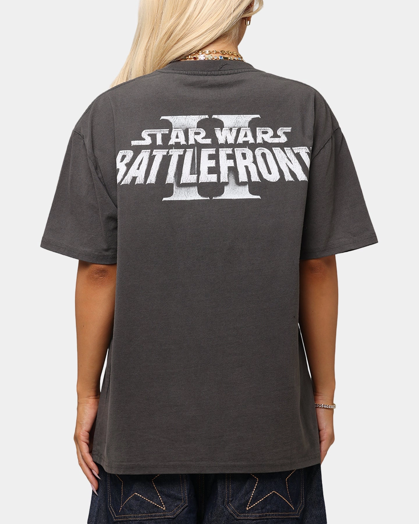 American Thrift Star Wars Battlefront 2 Heavy T-Shirt Black Wash