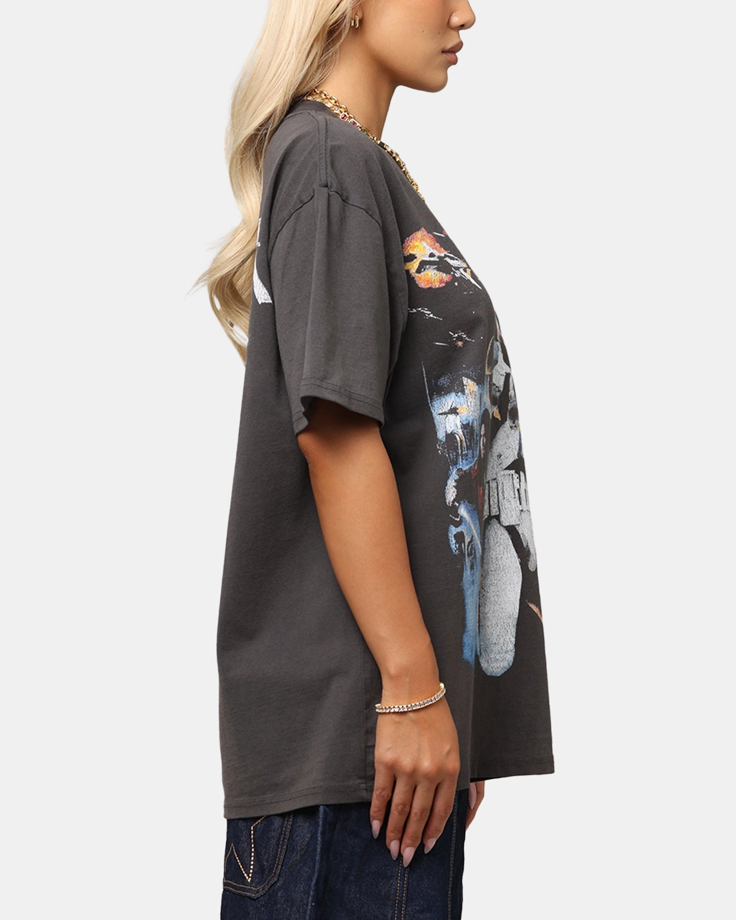 American Thrift Star Wars Battlefront 2 Heavy T-Shirt Black Wash