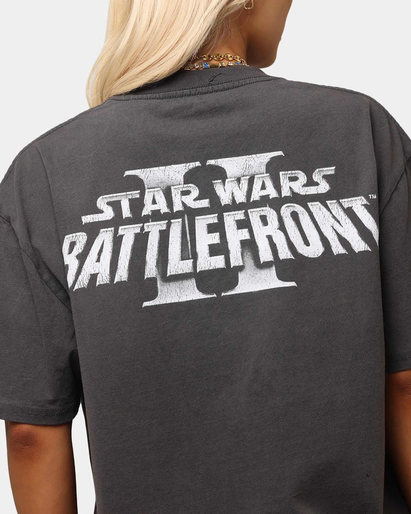 American Thrift Star Wars Battlefront 2 Heavy T-Shirt Black Wash