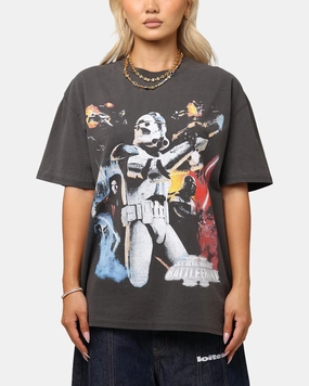 American Thrift Star Wars Battlefront 2 Heavy T-Shirt Black Wash