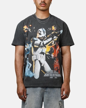 American Thrift Star Wars Battlefront 2 Heavyweight T-Shirt Black Wash