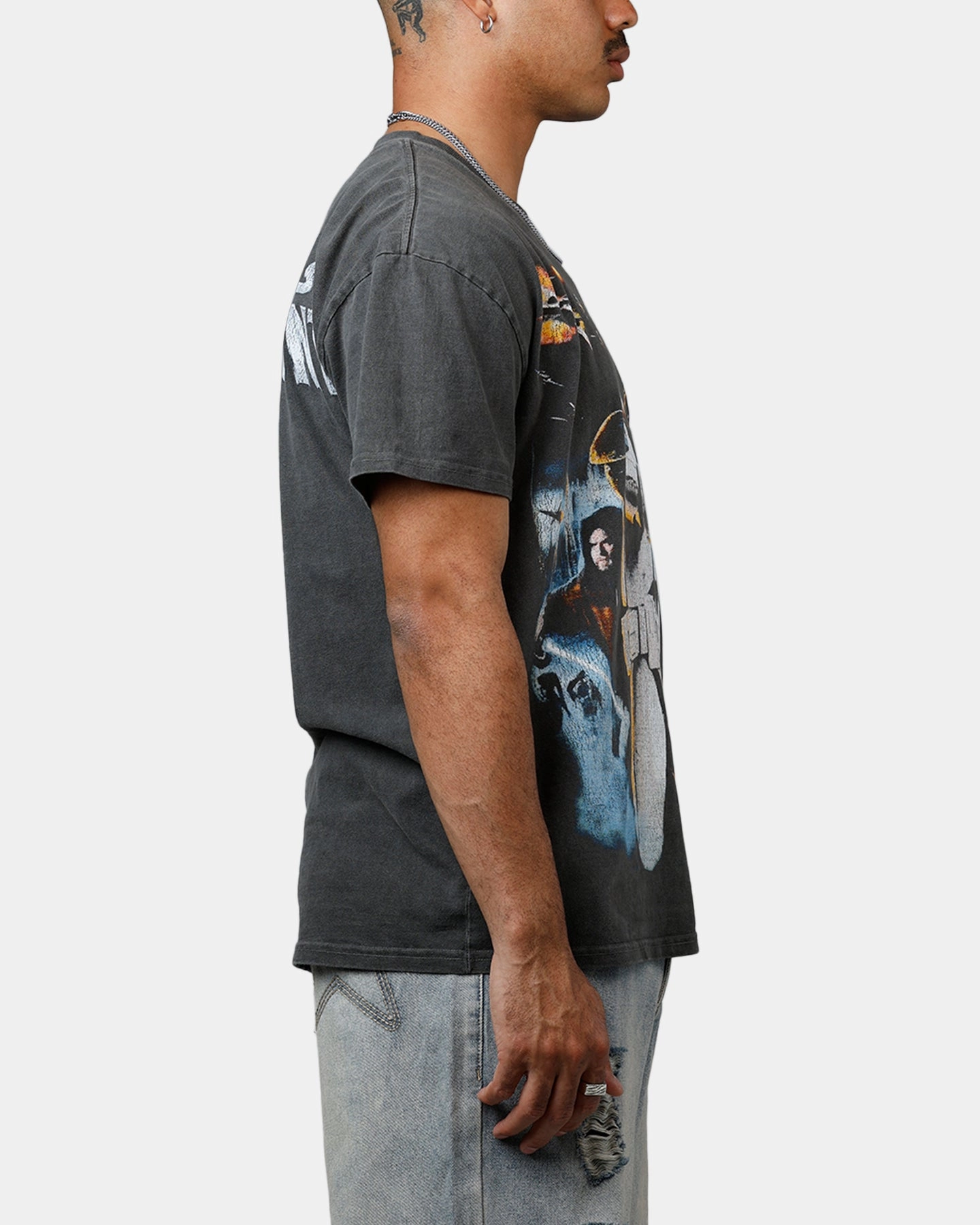 American Thrift Star Wars Battlefront 2 Heavyweight T-Shirt Black Wash