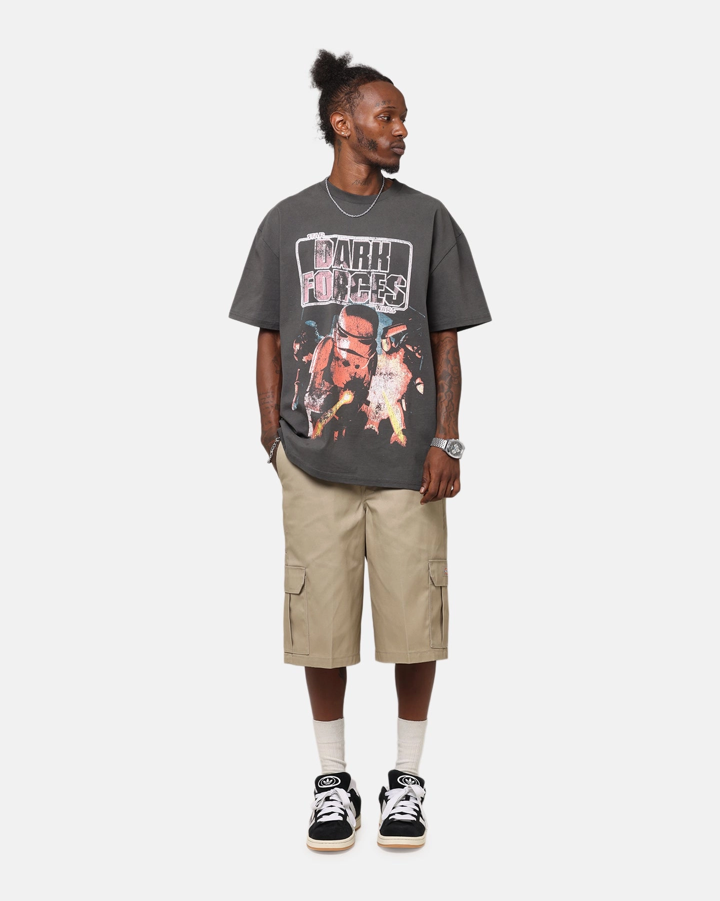 American Thrift Star Wars Battlefront Dark Forces Heavy T-Shirt Black Wash
