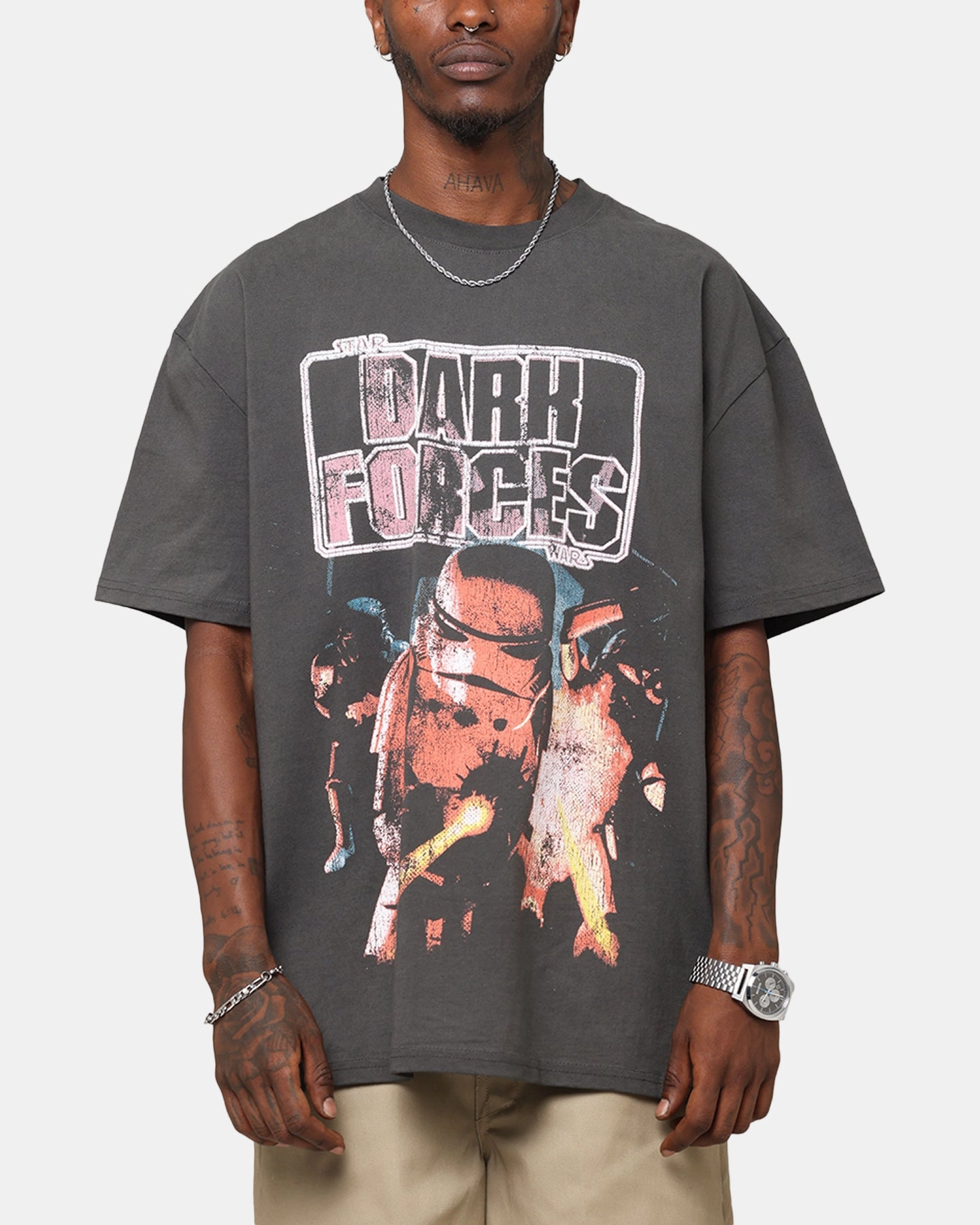 American Thrift Star Wars Battlefront Dark Forces Heavy T-Shirt Black Wash