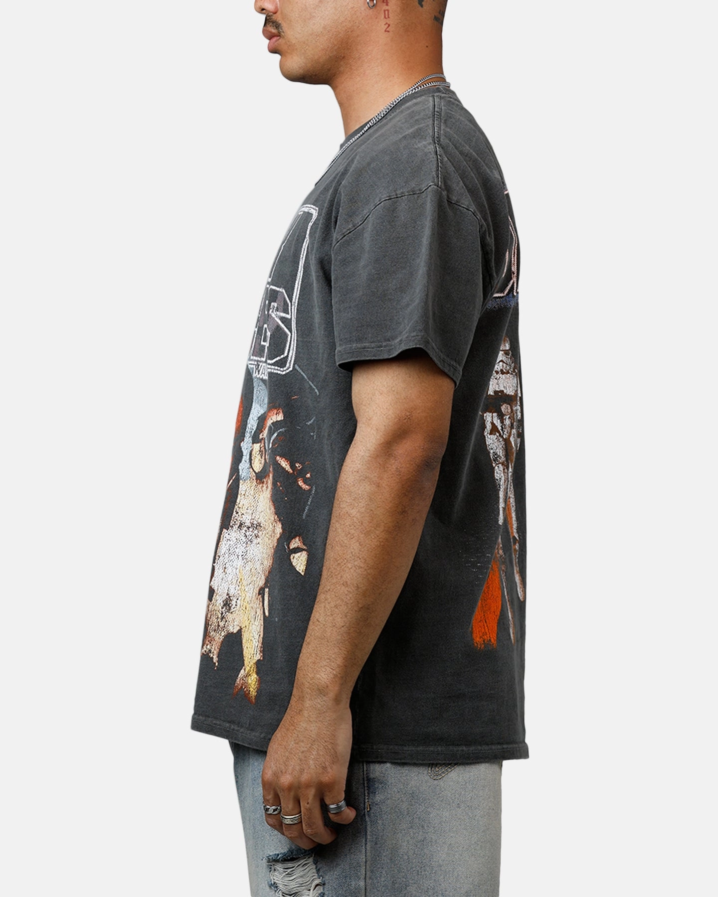 American Thrift Star Wars Battlefront Dark Forces Heavyweight T-Shirt Black Wash