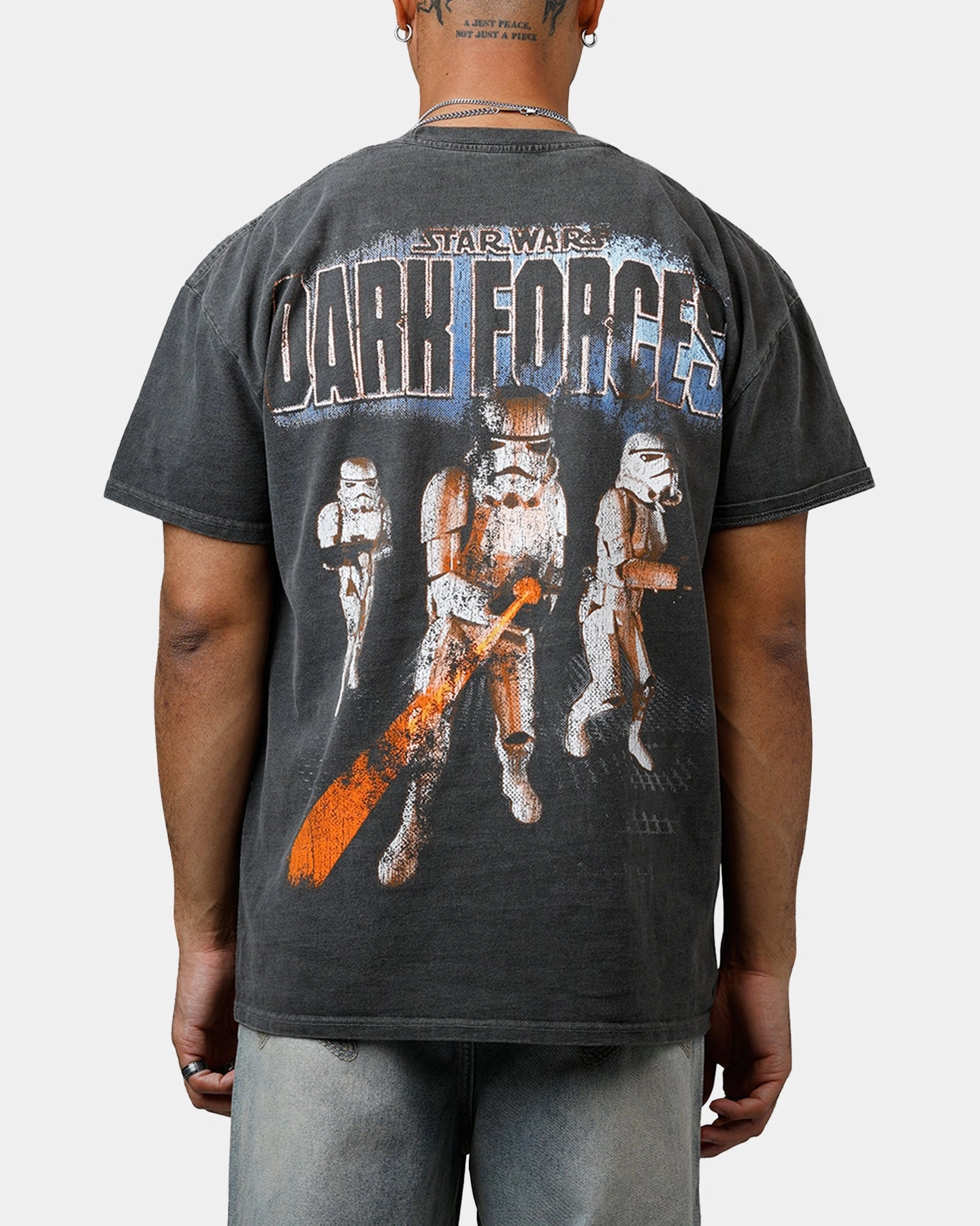 American Thrift Star Wars Battlefront Dark Forces Heavyweight T-Shirt Black Wash