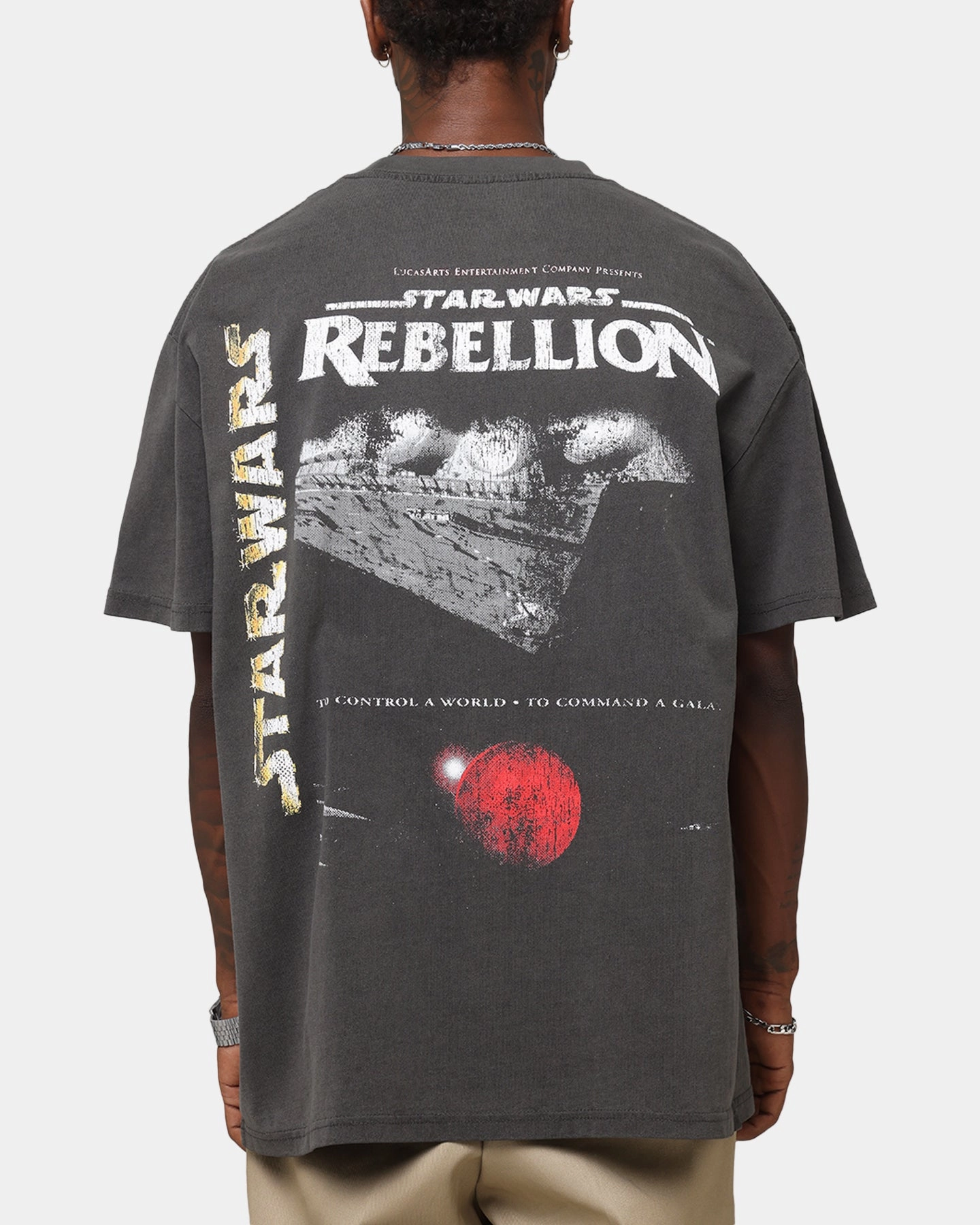 American Thrift Star Wars Battlefront Rebellion Heavy T-Shirt Black