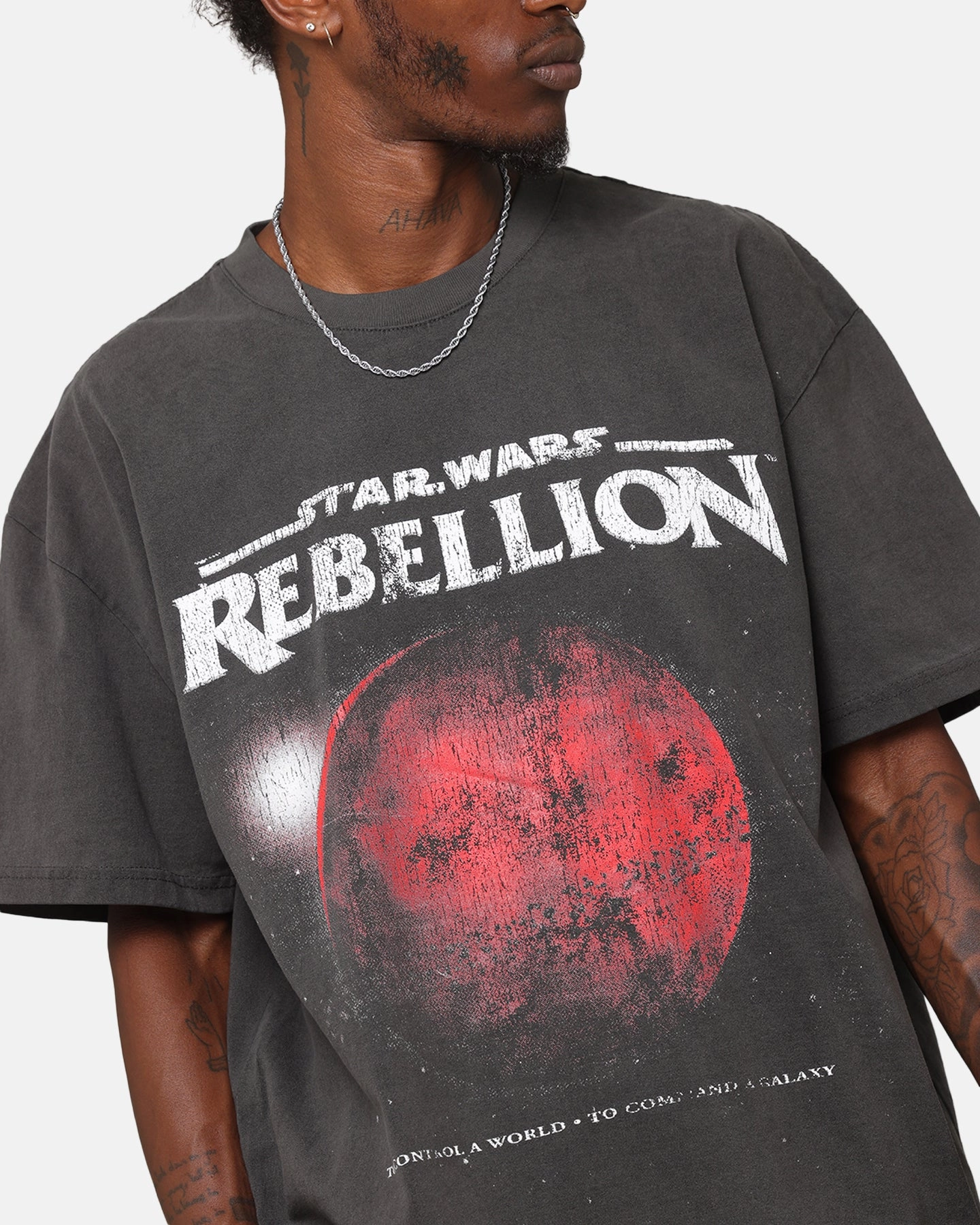 American Thrift Star Wars Battlefront Rebellion Heavy T-Shirt Black