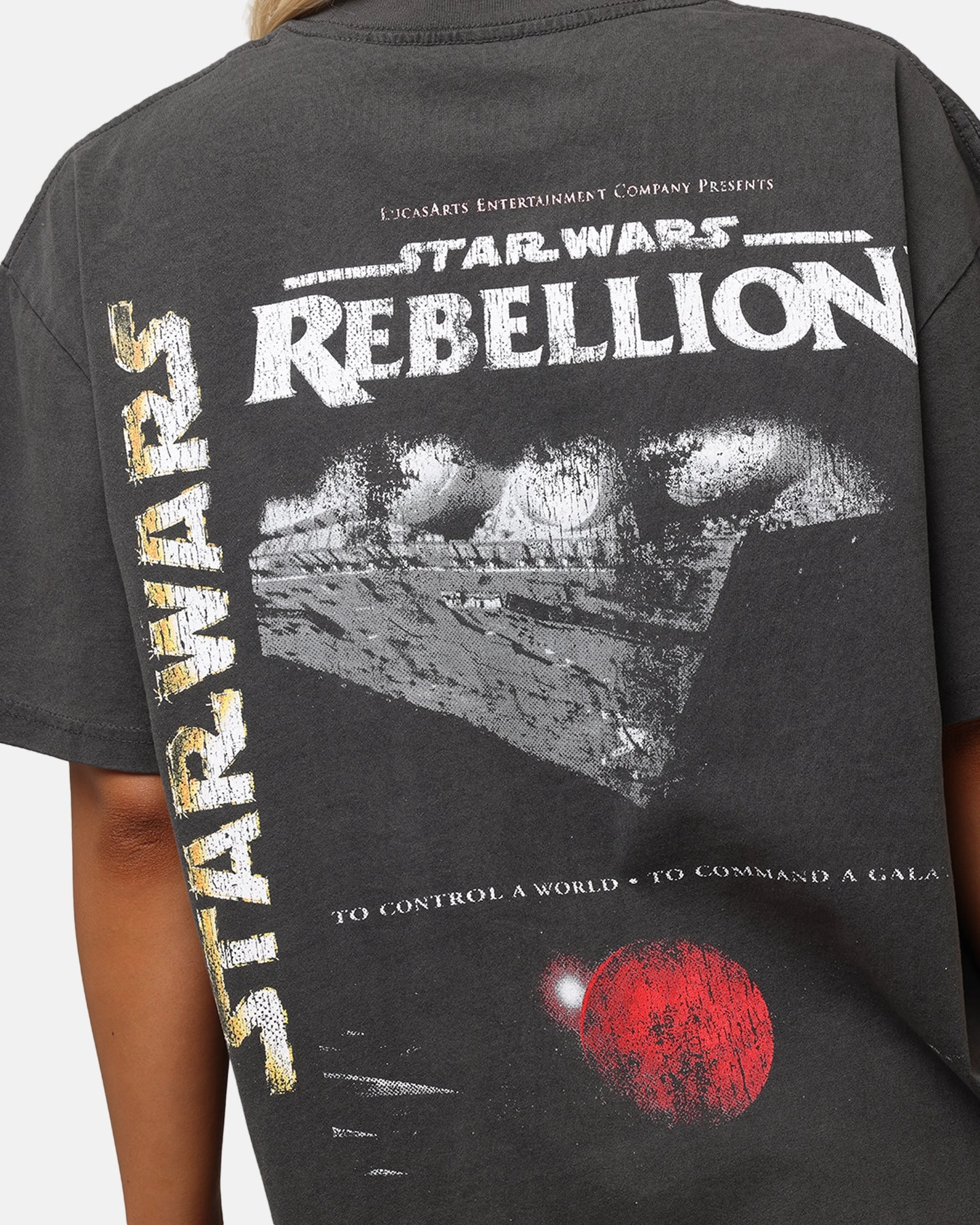 American Thrift Star Wars Battlefront Rebellion Heavy T-Shirt Black
